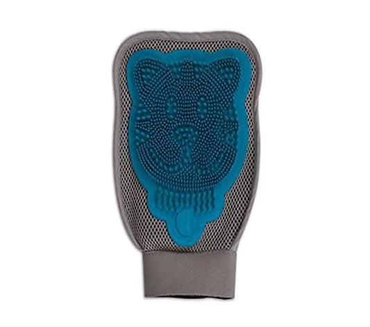 Petmate Furbuster Cat Grooming Mitt - Vibrant Plum