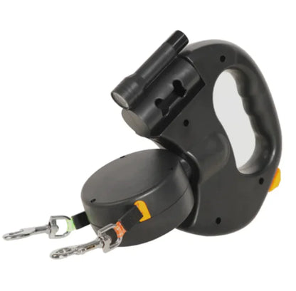 Tangle-Free Dual Dog Leash – Walk 2 Dogs With One Hand